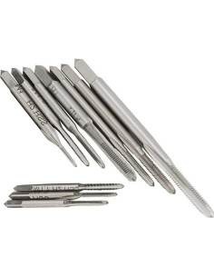 Juego de 10 Tapones de Rosca Metrico HSS Saipe M1-M3.5 2