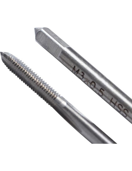 Juego de 10 Tapones de Rosca Metrico HSS Saipe M1-M3.5