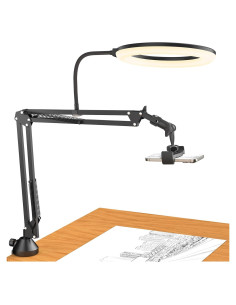 Luz de Anillo TONOR 25,4 cm con Soporte y Ajuste