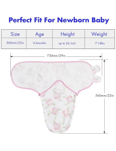 Sacos de Sueño Soarwg Kids 100% Algodón Paquete de 4 Bebés 2