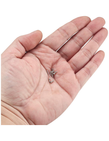 Kit de Tornillos Mini 1200 Pcs Niquelado M1/M1.2/M1.4/M1.7