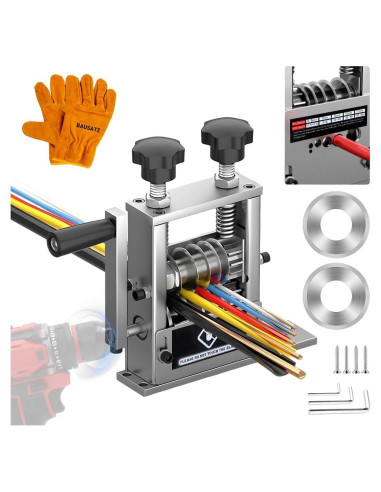 Desforradora de Cables BAUSATZ 6 Canales 3-17mm con Cuchillas