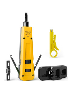 Herramienta Punch Down VCELINK con Soporte y Cortador RJ45