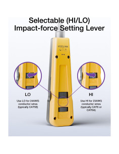 Herramienta Punch Down VCELINK con Soporte y Cortador RJ45 2