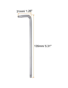 Llave Torx Estrella T30 HARFINGTON 135mm Acero Alto Carbono 2