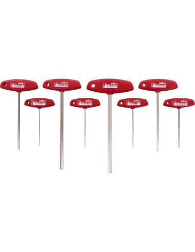 Juego de 8 Llaves Hexagonales T Wiha 33493 2-10mm