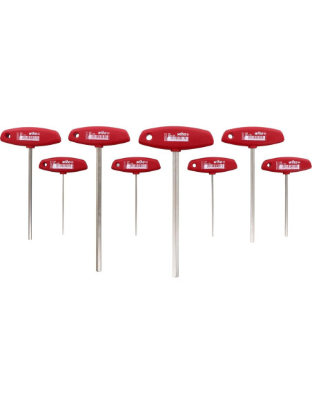 Juego de 8 Llaves Hexagonales T Wiha 33493 2-10mm