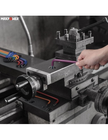 Juego de Llaves Allen MAXPOWER 18 Piezas Acero Cromo Vanadio