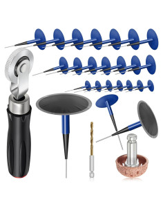 Kit de Parcheo para Neumáticos Anglekai 24+3PCS - Herramientas y Parches
