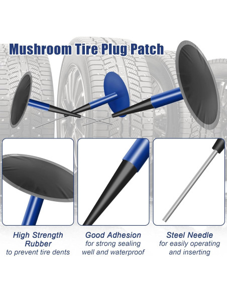 Kit de Parcheo para Neumáticos Anglekai 24+3PCS - Herramientas y Parches