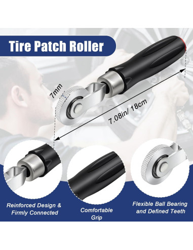 Kit de Parcheo para Neumáticos Anglekai 24+3PCS - Herramientas y Parches