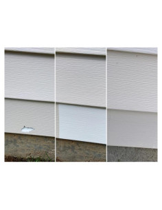 Kit de Reparación de Vinilo Mendyl - 2 Parche Autoadhesivo Blanco