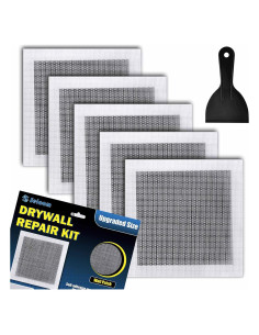 Kit de Reparación de Paneles de Yeso Seloom 25.4 cm Autoadhesivo