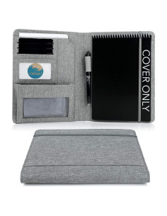 Funda Folio Kaitiaki Gris Tamaño Ejecutivo A5 con Bolsillos
