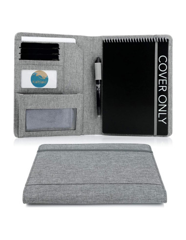 Funda Folio Kaitiaki Gris Tamaño Ejecutivo A5 con Bolsillos