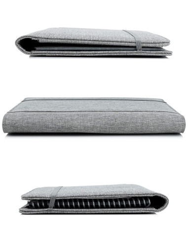 Funda Folio Kaitiaki Gris Tamaño Ejecutivo A5 con Bolsillos