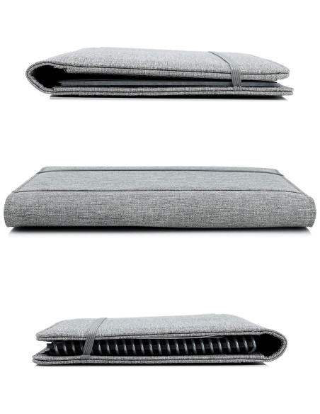 Funda Folio Kaitiaki Gris Tamaño Ejecutivo A5 con Bolsillos