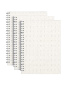 Cuadernos de Puntos AHGXG A5 Paquete de 3, 80 Hojas