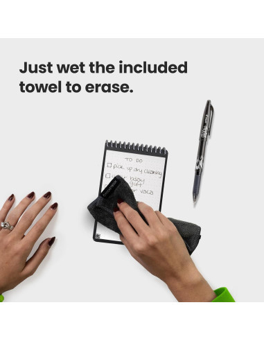 Bloc de Notas Inteligente Rocketbook Mini Negro 8.9x14 cm