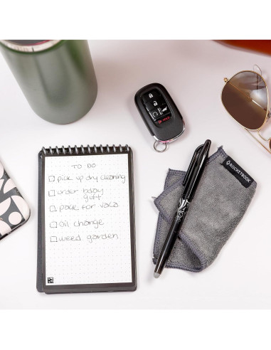 Bloc de Notas Inteligente Rocketbook Mini Negro 8.9x14 cm