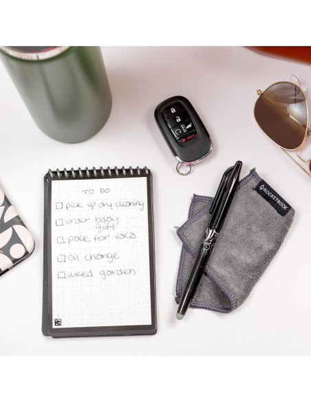 Bloc de Notas Inteligente Rocketbook Mini Negro 8.9x14 cm