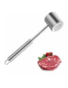 Martillo Aplanador de Carne Beetoo Doble Cara 26.5cm Acero Inoxidable