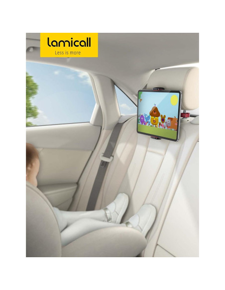 Soporte para Tableta Lamicall Rojo para Auto 4.7-13"