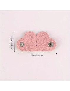 Organizador de Cables Ximimark 9 Piezas Cuero Sintético Corazón 2