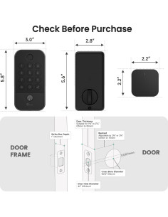 Cerradura Inteligente TREATLIFE WiFi Bluetooth con Teclado y Huella 2
