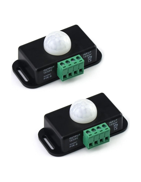 Interruptor LED con Sensor de Movimiento QWORK 12-24V 6A Interruptor LED con Sensor de Movimiento QWORK 12-24V 6A