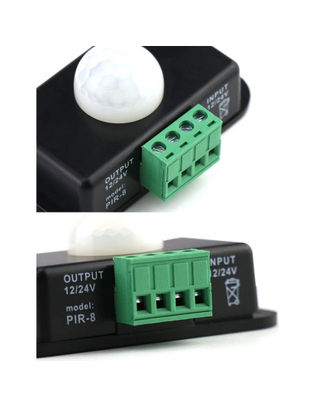 Interruptor LED con Sensor de Movimiento QWORK 12-24V 6A Interruptor LED con Sensor de Movimiento QWORK 12-24V 6A