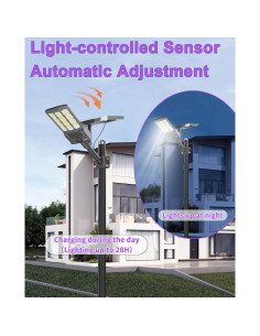 Luces Solares de Calle JAYNLT Y-12000W 6500K IP67 900000LM 2