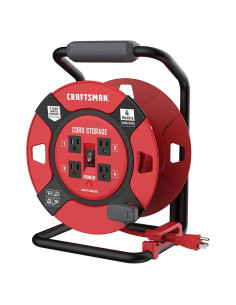 Carretillo de Cordón Eléctrico Retráctil CRAFTSMAN 0.30m 4 Enchufes