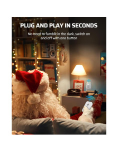 Enchufe de Control Remoto Inalámbrico Dewenwils 3 Patas 1200W 2