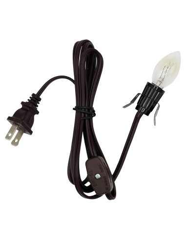 Cable de Lámpara Clip-On Creative Hobbies 1.83m con Bombilla 7W