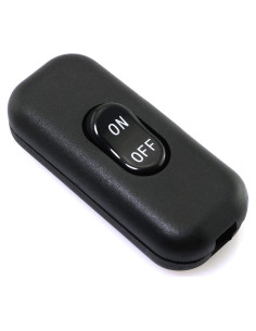 Interruptor de Cable On/Off E-excepcional Negro 250V 6A