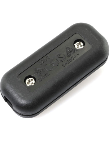 Interruptor de Cable On/Off E-excepcional Negro 250V 6A