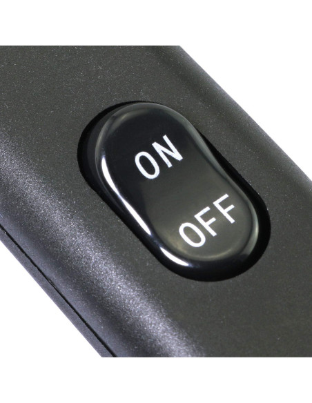 Interruptor de Cable On/Off E-excepcional Negro 250V 6A