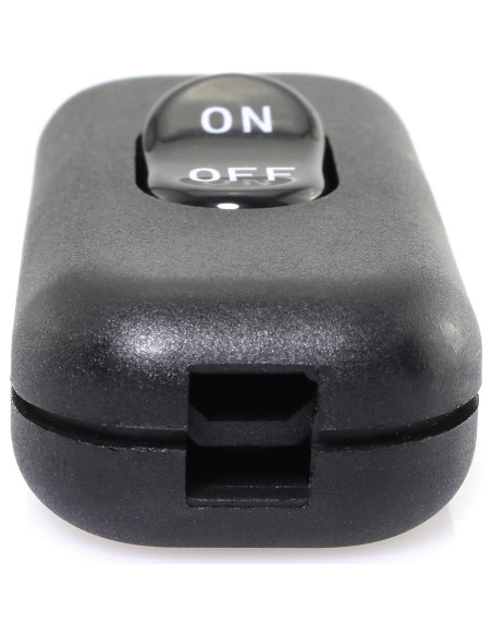 Interruptor de Cable On/Off E-excepcional Negro 250V 6A
