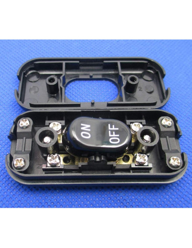 Interruptor de Cable On/Off E-excepcional Negro 250V 6A