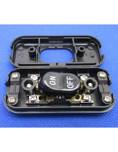 Interruptor de Cable On/Off E-excepcional Negro 250V 6A