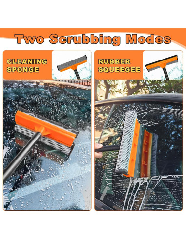 Limpiaparabrisas Extensible JEHONN 2-en-1 para Hogar y Auto