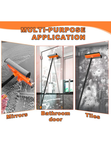 Limpiaparabrisas Extensible JEHONN 2-en-1 para Hogar y Auto