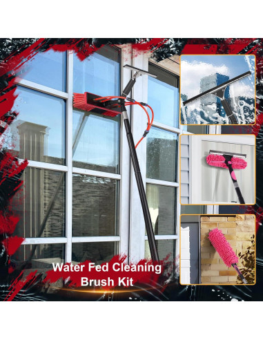 Kit de Limpieza de Panel Solar ZKUAOGDI 5m con Manguera