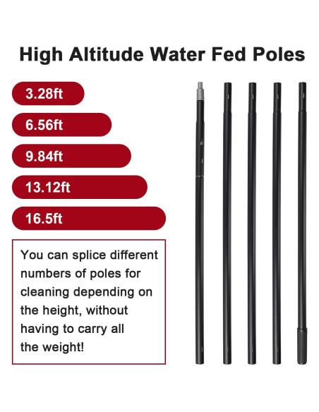Kit de Limpieza de Panel Solar ZKUAOGDI 5m con Manguera