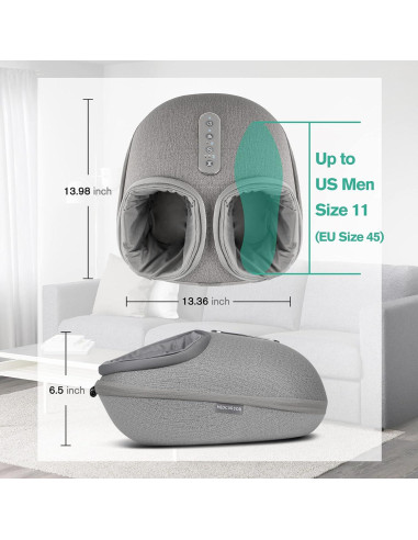 Masajeador de Pies Medcursor MDFM400 con Calor y Amasado