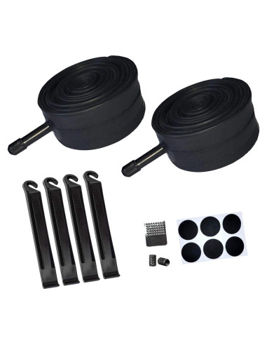 2 Pack Cámaras de Aire 20" x 1.75-2.15 Listenman con Kit