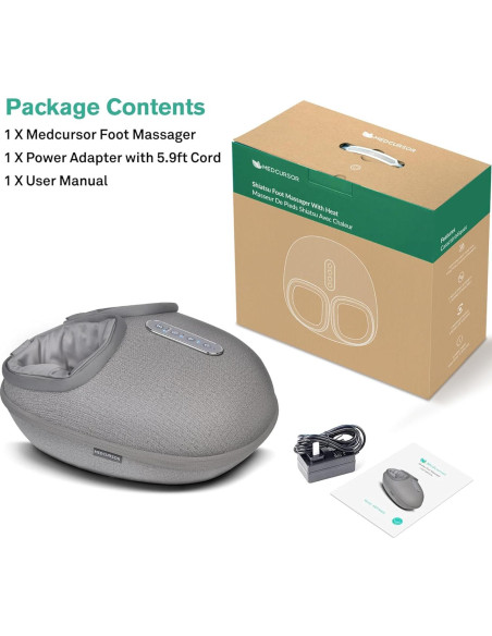 Masajeador de Pies Medcursor MDFM400 con Calor y Amasado