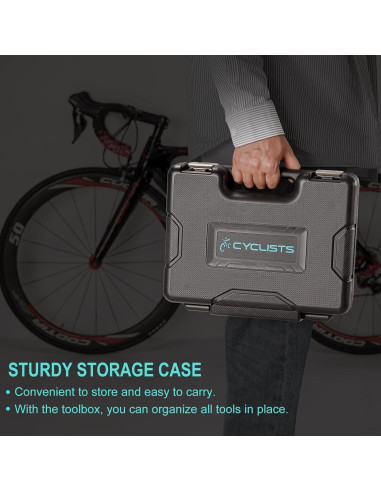 Kit de Herramientas para Bicicleta Cyclists 22 Piezas - Mantenimiento