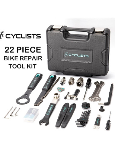 Kit de Herramientas para Bicicleta Cyclists 22 Piezas - Mantenimiento